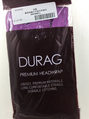 Durag Purple Premium Headwrap